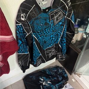 Eclipse Jersey XXL + valken PANTS (xl 34-40) gear set paint dye proto paintball